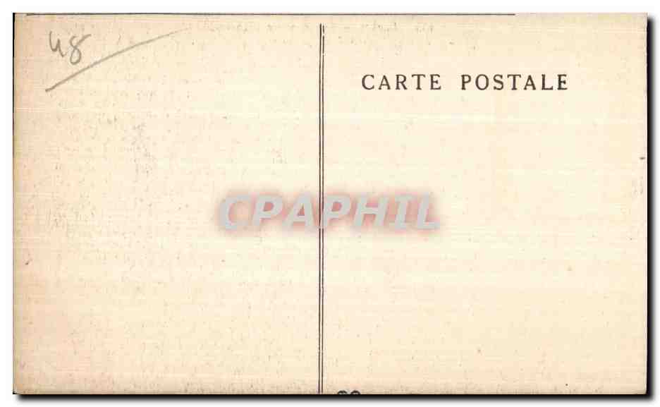 CPA Lozere Environs de Chanac Pont de Ajustons — Rückseite