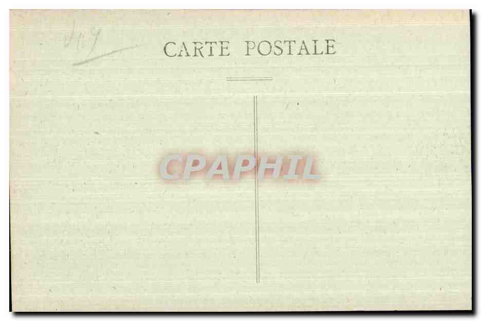 CPA Angers Hotel des Postes et Hotel St Julien Phot The Post of  — Rückseite