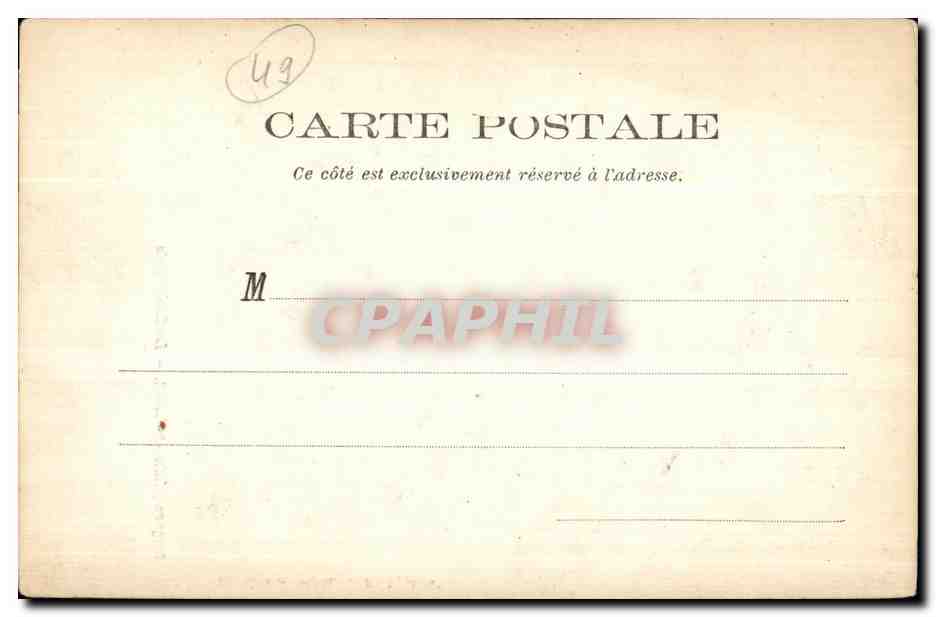 CPA Angers (Maine et Loire La Calhedrale — Rückseite