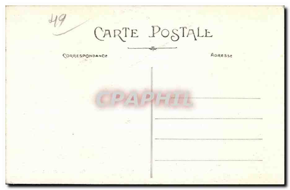 CPA Angers Le Grand Musee Galerie David d Angers — Back