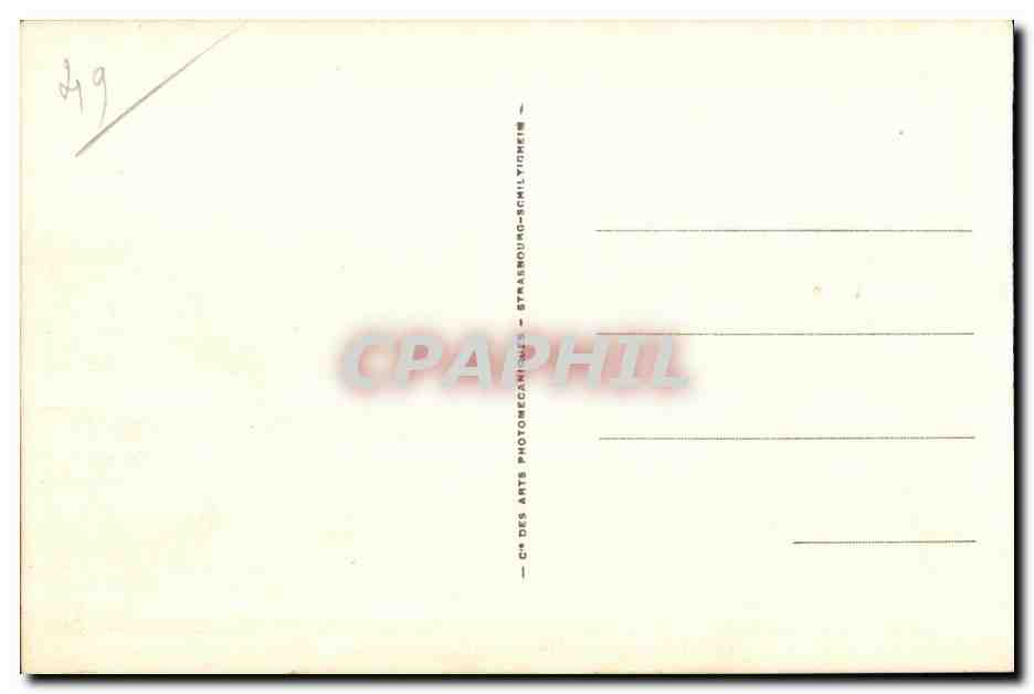CPA Angers Musee de l Ancien Eveche — Verso
