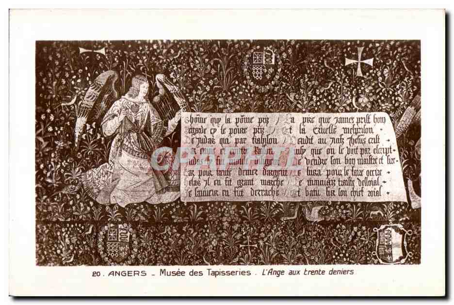 CPA Angers Musee des Tapisseries L Ange aux trente deniers