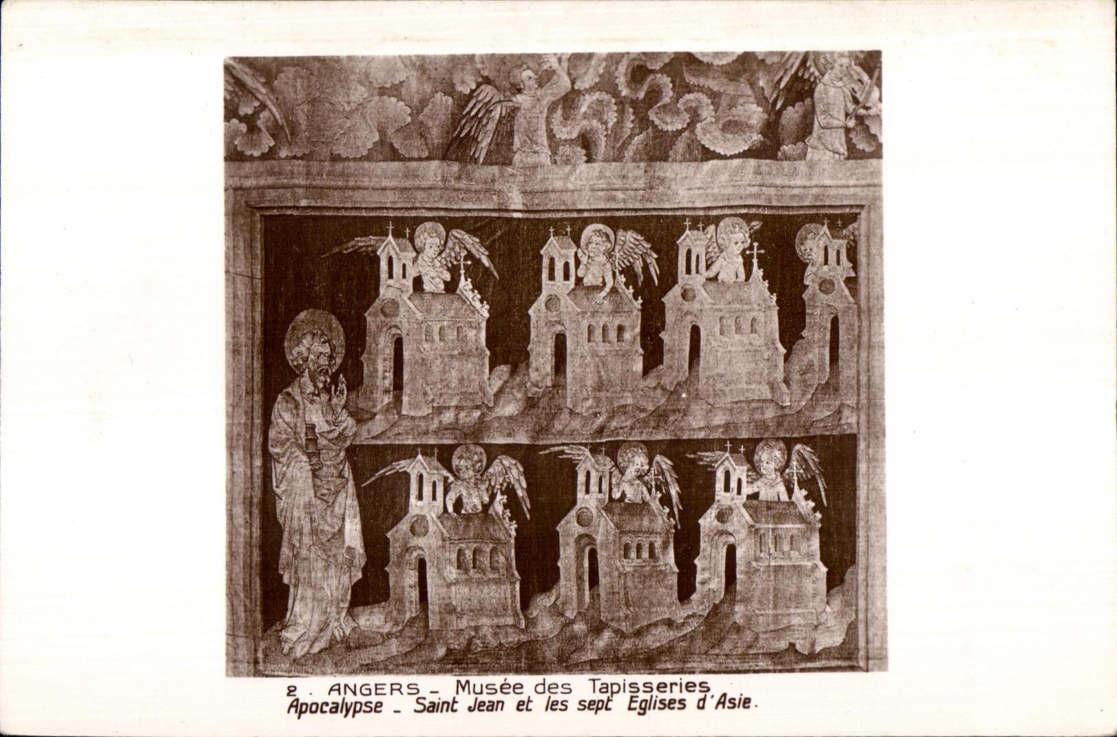 CPA Angers Musee des Tapisseries Apocalypse Saint Jean et les sept Eglises d Asie