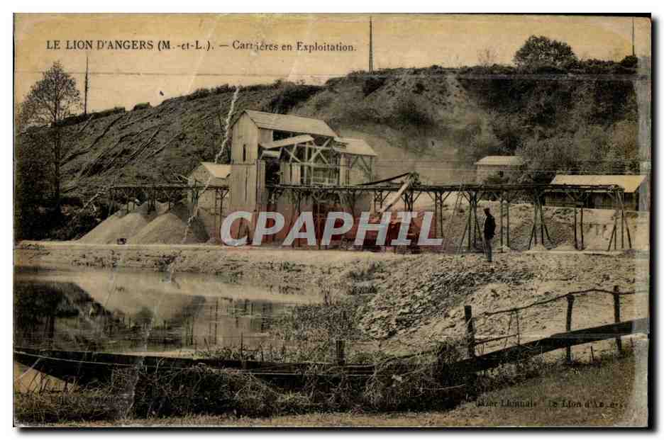 CPA Le Lion D Angers (M et L) Carrieres en Exploitation