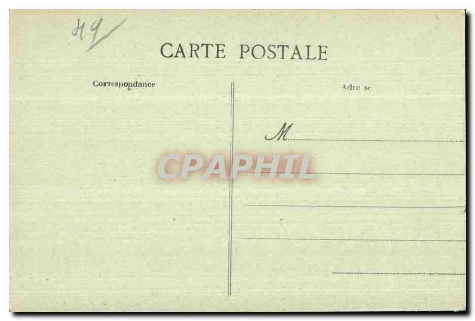 CPA Angers Vue sur la Maine Prise du Chdleau — Rückseite