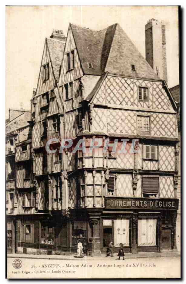 CPA Angers Maison Adam Antique Logis du XVII siecle