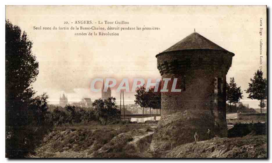 CPA Angers La Tour Guillou Seul reste du fortin de la Basse Chaine detruit Pendant les Premieres annees de la Revolution