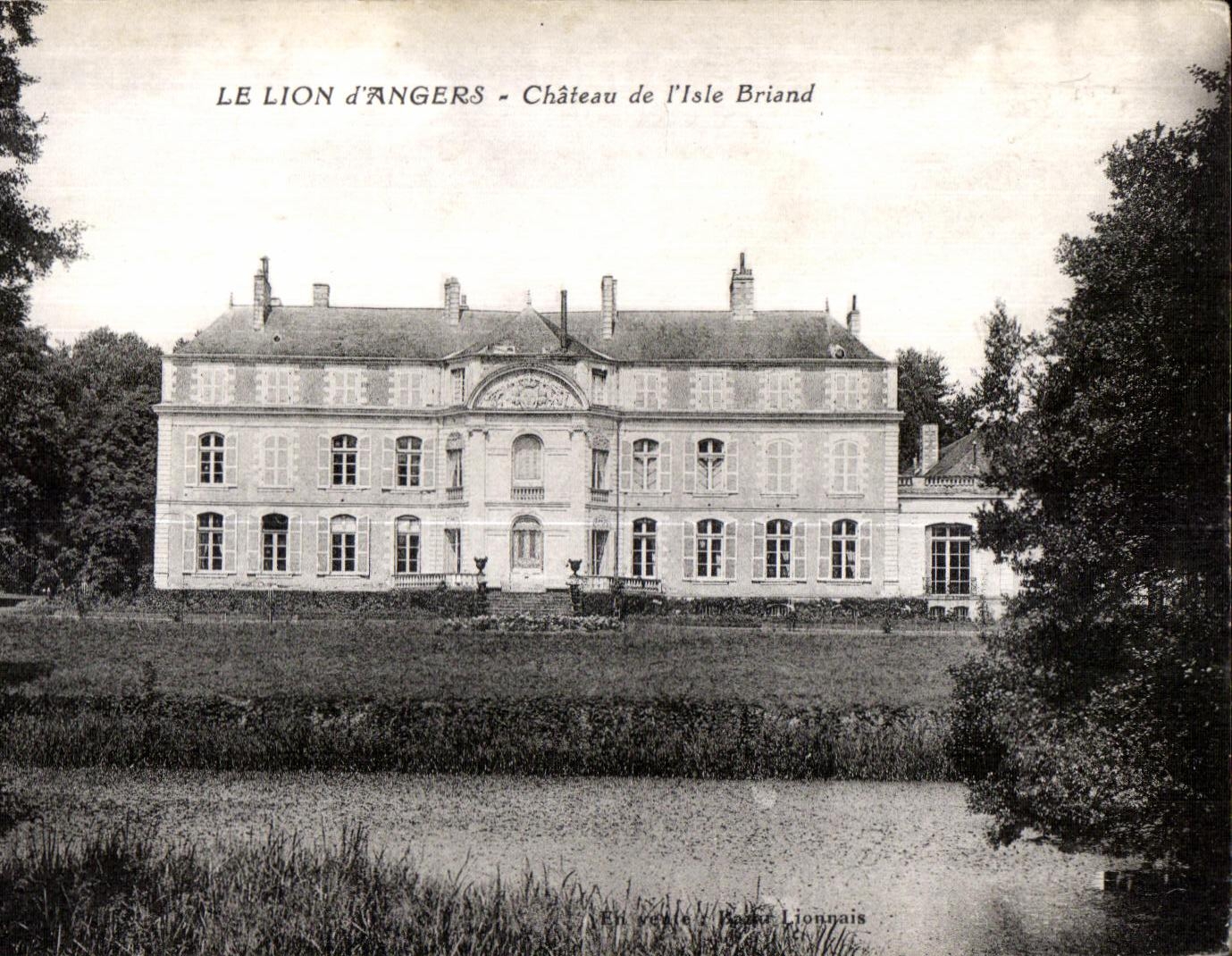 CPA Le Lion d Angers Chateau de I IsIe Briand
