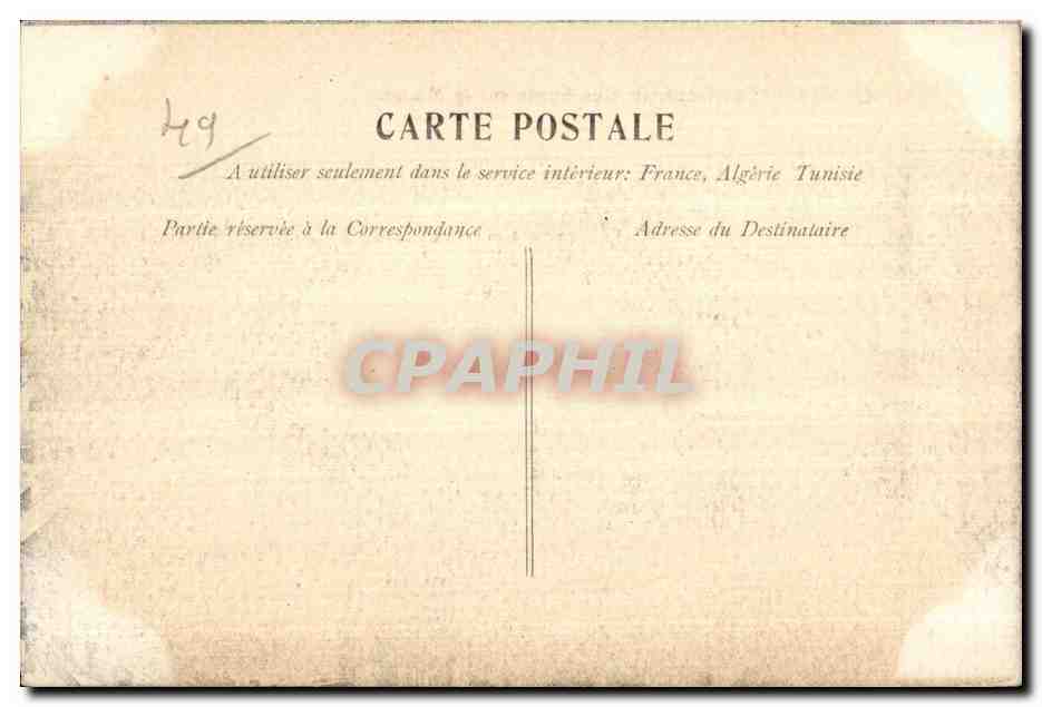 CPA Angers Vue Generale des Ponts sur la Maine — Rückseite