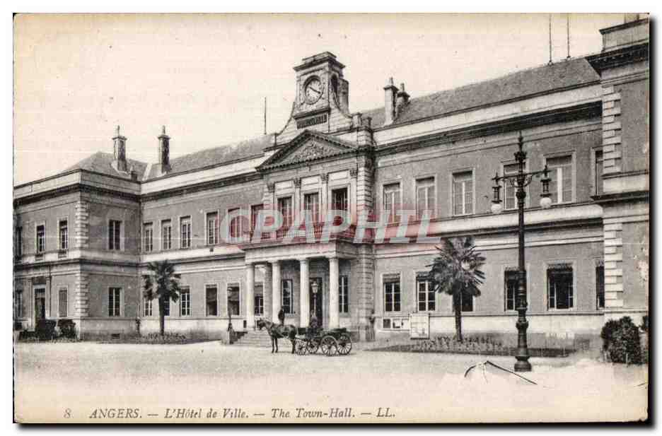 CPA Angers L hotel de ville the town hall