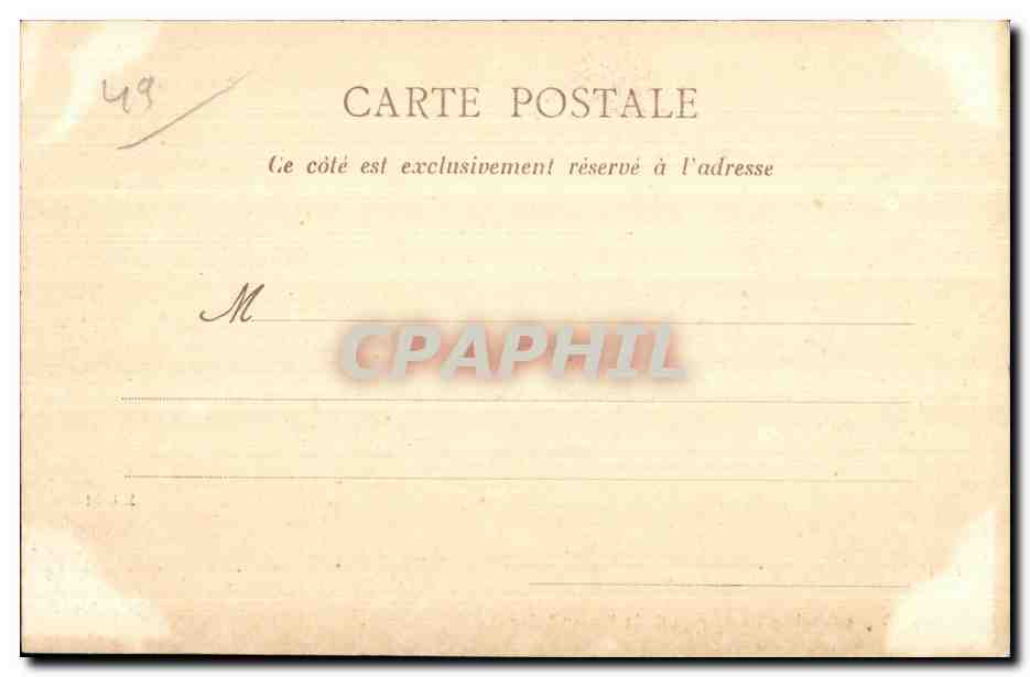 CPA Vue generale prise du pont de a basse chaine — Rückseite
