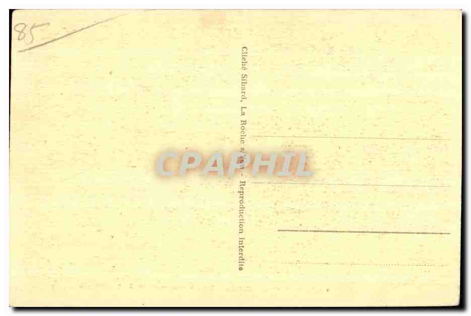CPA St Vincent Sur Jard (Vendee) Cuisine Salle a manager de M G Clemenceau — Back