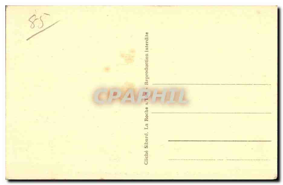 CPA St Vincent sur Jard (Vendee) Cuisine Salle a Manger de M G Clemenceau — Back