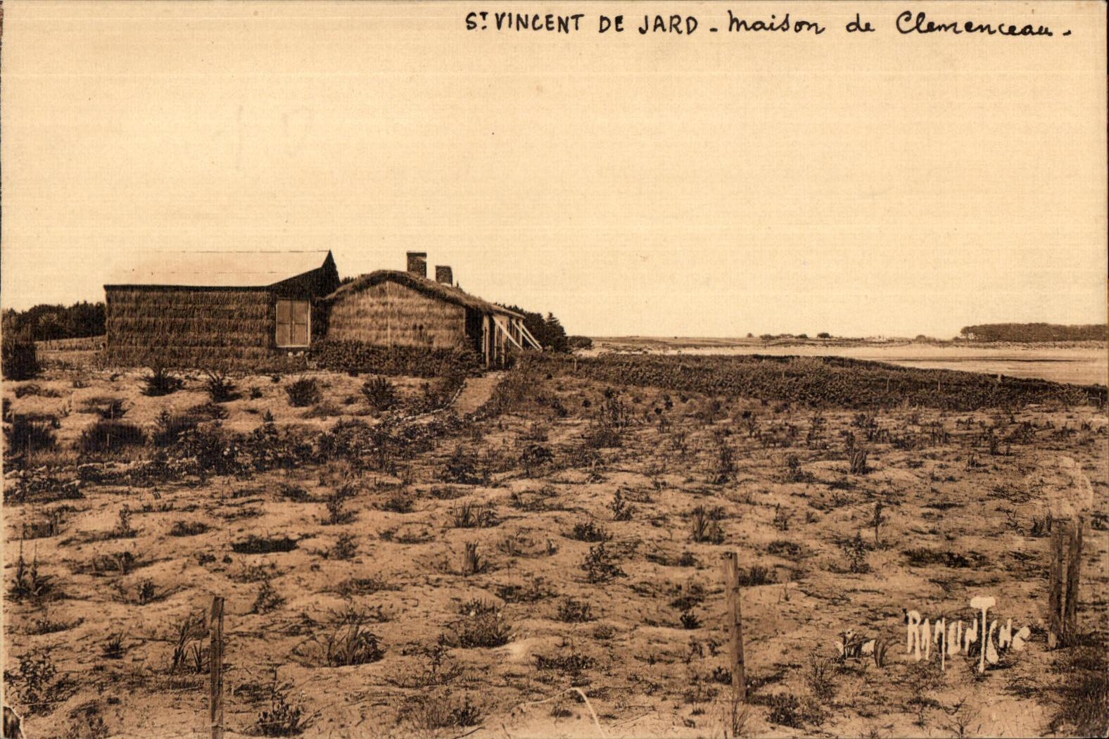 CPA St Vincent De Jard Maison de Clemenceau