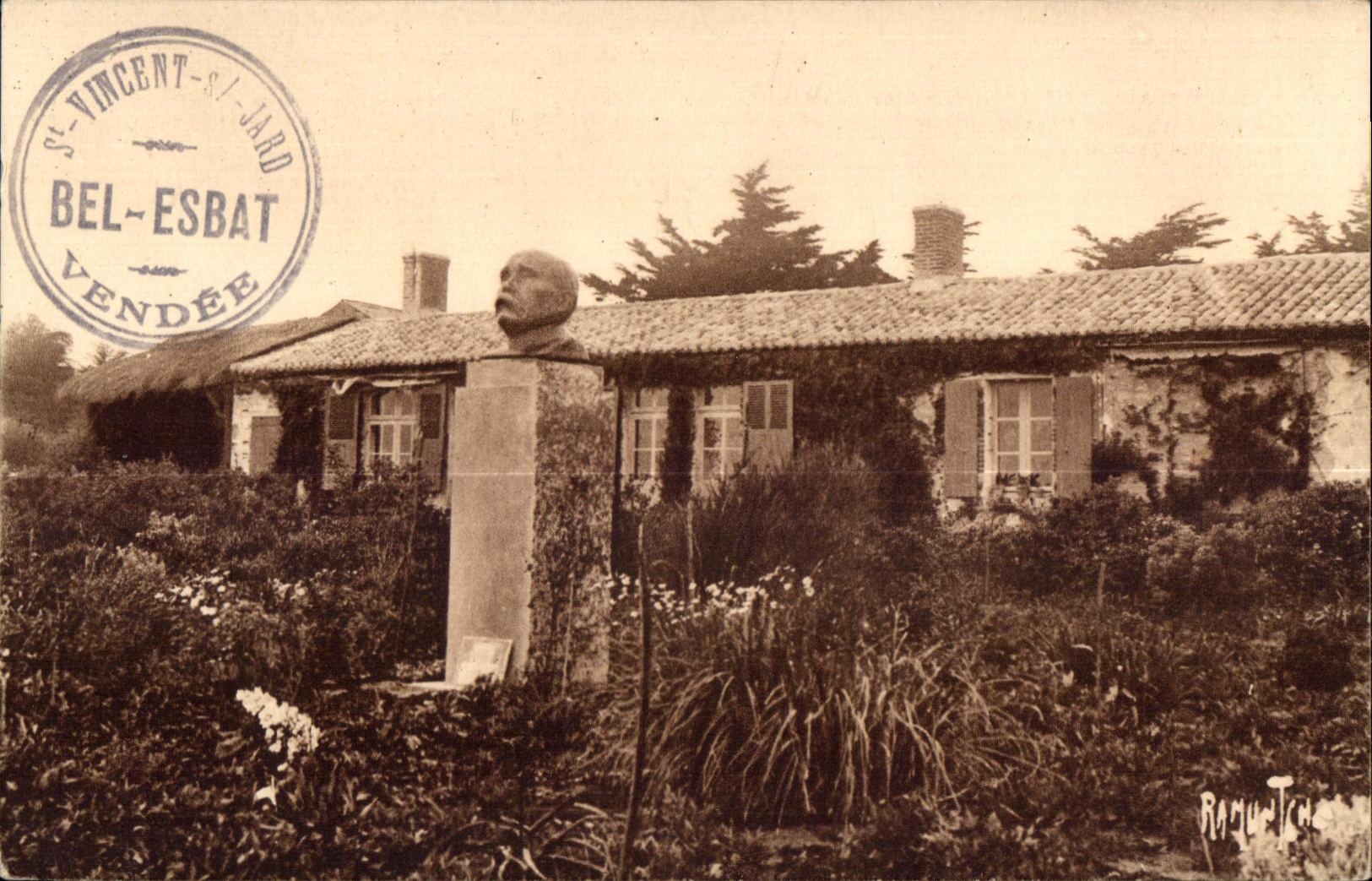 CPA Bel Esbat St Vincent de Jard La Bicoque du President George Clemenceau
