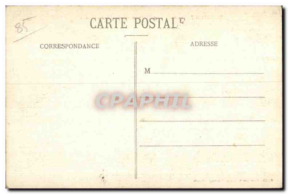 CPA Talmont (Vendee) Les Ruines du Chateau (Vues a I Ouest) — Back