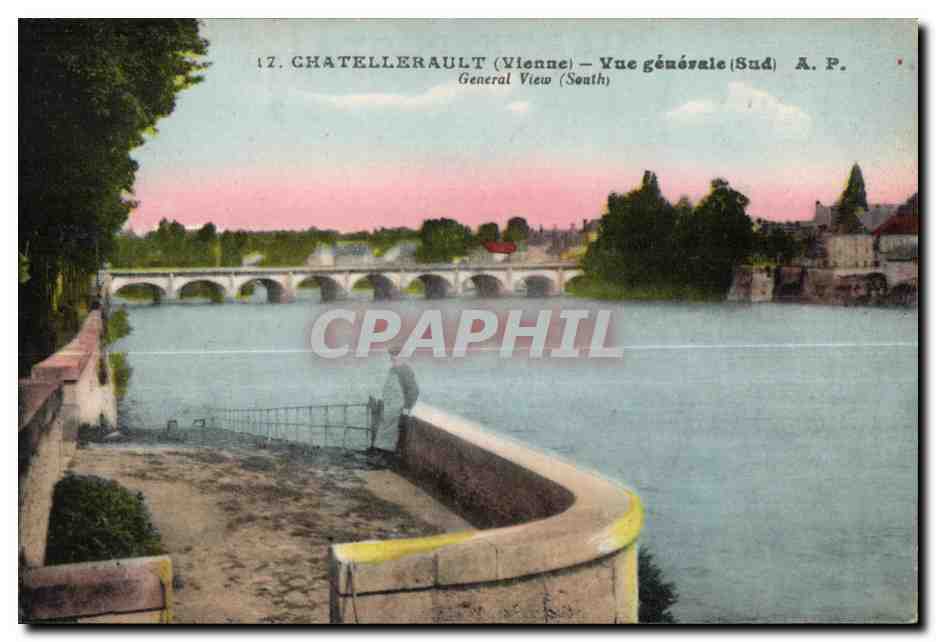 CPA Chatellerault (Vienne) Vue geuerale (sud) A P General View (Sonth)