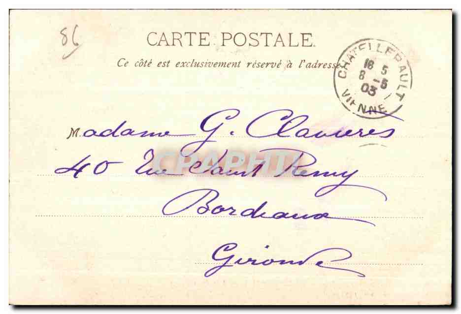 Châtellerault — Les deux Ponts — Ch. Arambourou, phot., Châtellerault — Back