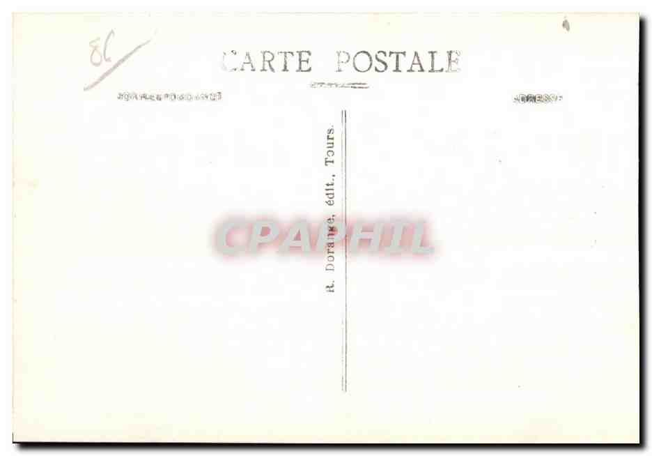 CPA Station Thermale de La Roche Posay (Vienne) La Porte de Ville — Back