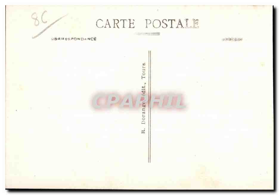 CPA La Roche Posay (Vienne) La Pont Suspendu sur la Creuse R D — Back
