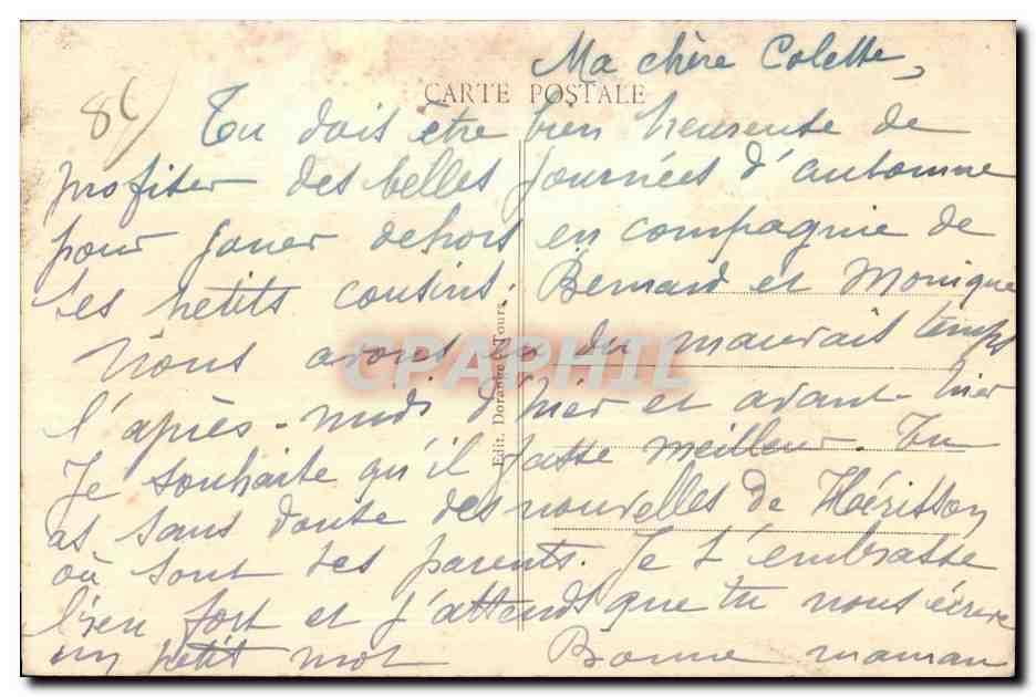 CPA La Vienne Roche Posay les Bains Le Chateau (Casino) R D — Back