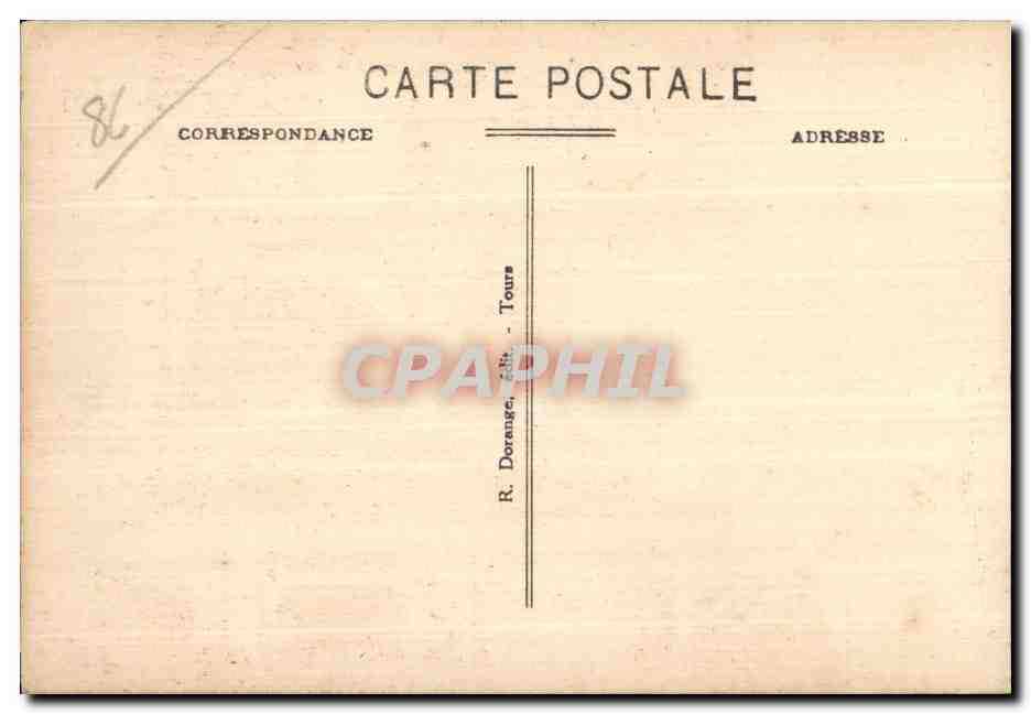CPA La Vienne Roche Posay La Creuse et le Pont du Chemin de Fer — Back