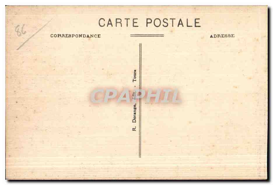 CPA La roche posay (vienne) l eglise et la creuse — Rückseite