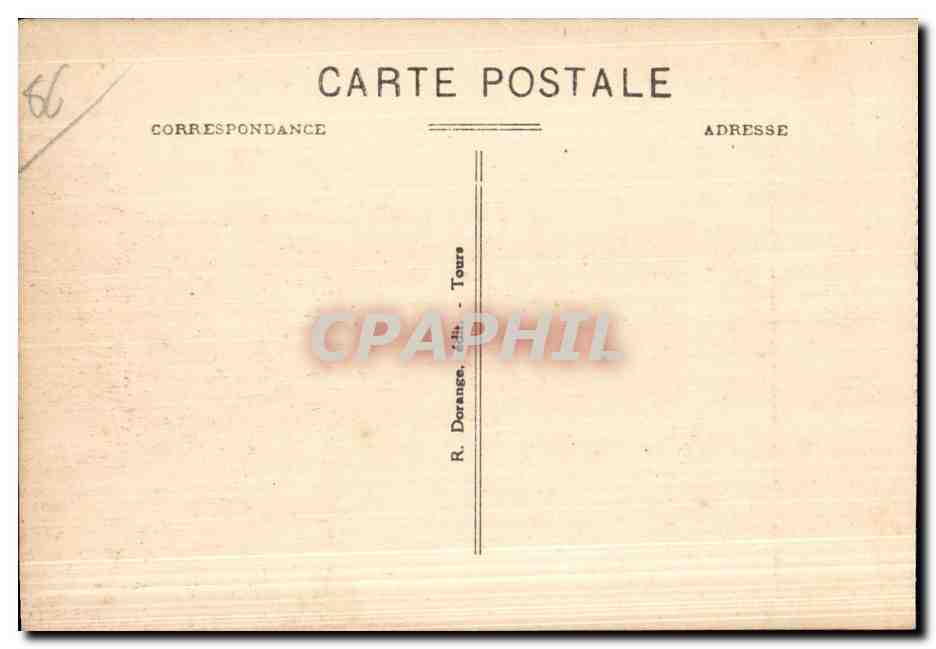 CPA La roche posay (vienne) l eglise et la vallee de la creuse — Rückseite