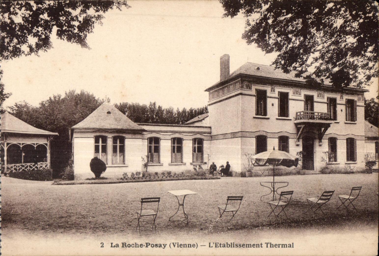 CPA La roche posay (vienne) l etablissement thermal