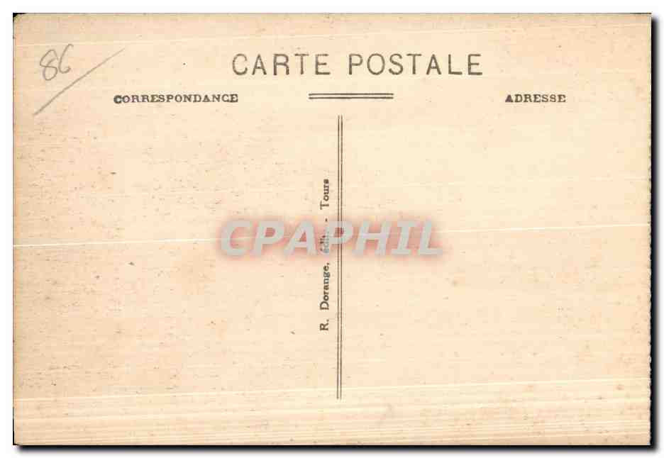CPA La roche posay (vienne) l etablissement thermal — Back