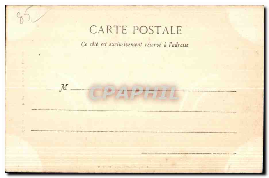 CPA Vouvant portail nord de l eglise — Rückseite