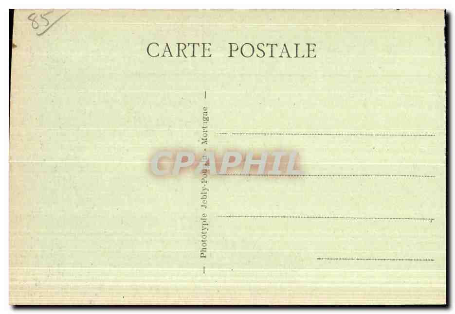 CPA St laurent sur sevre (vendee) le pont sur la sevre et les eglises — Rückseite