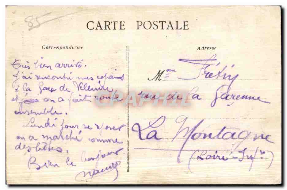 CPA Challans et ses Environs (Vendee) Le Maraichinage Bedame e queume thieu qu onia do plaisl — Verso