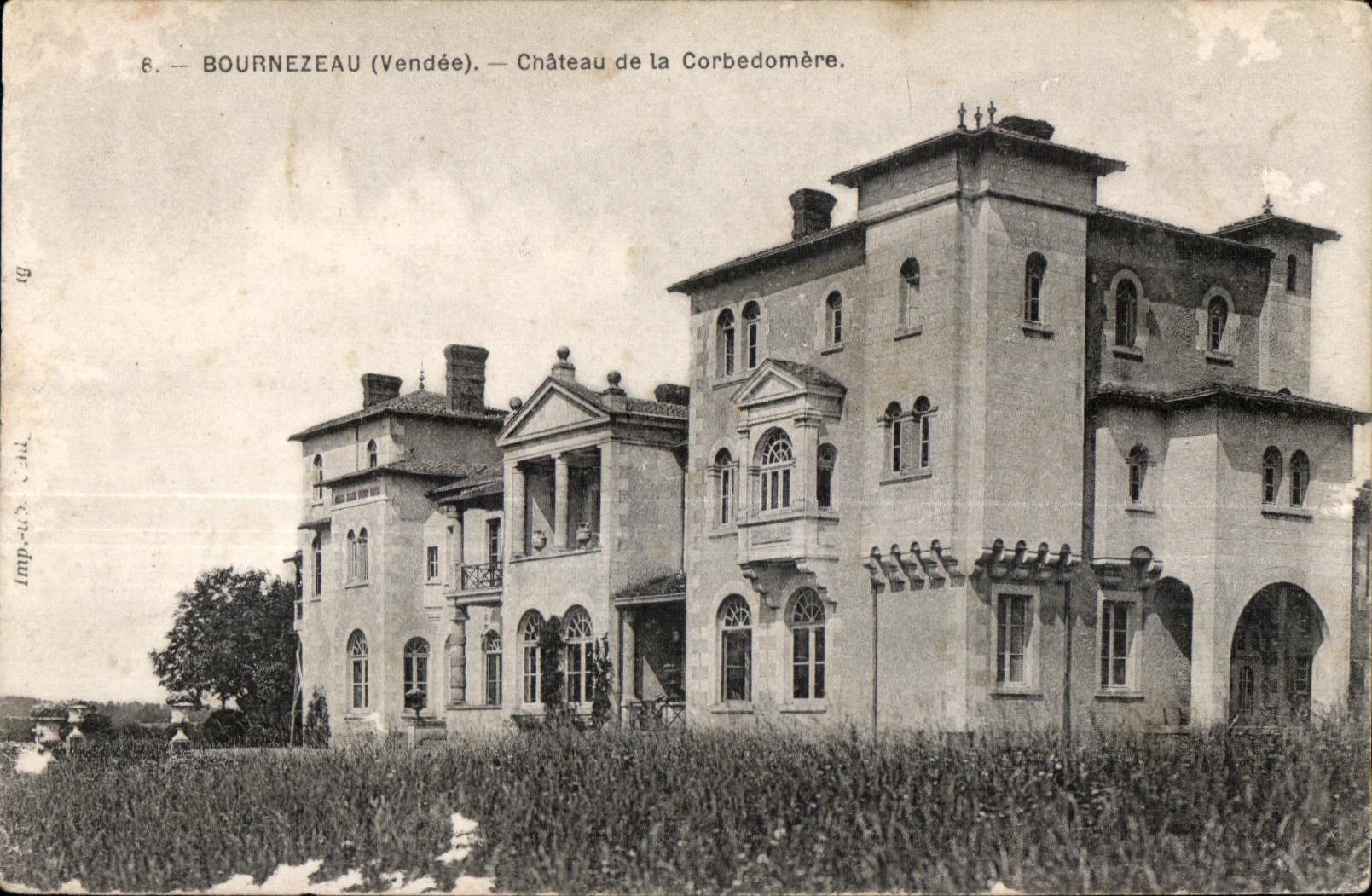 Bournezeau (Vendée) — Château de la Corbedomère — Imp. A. D. S. A. (n° 6)