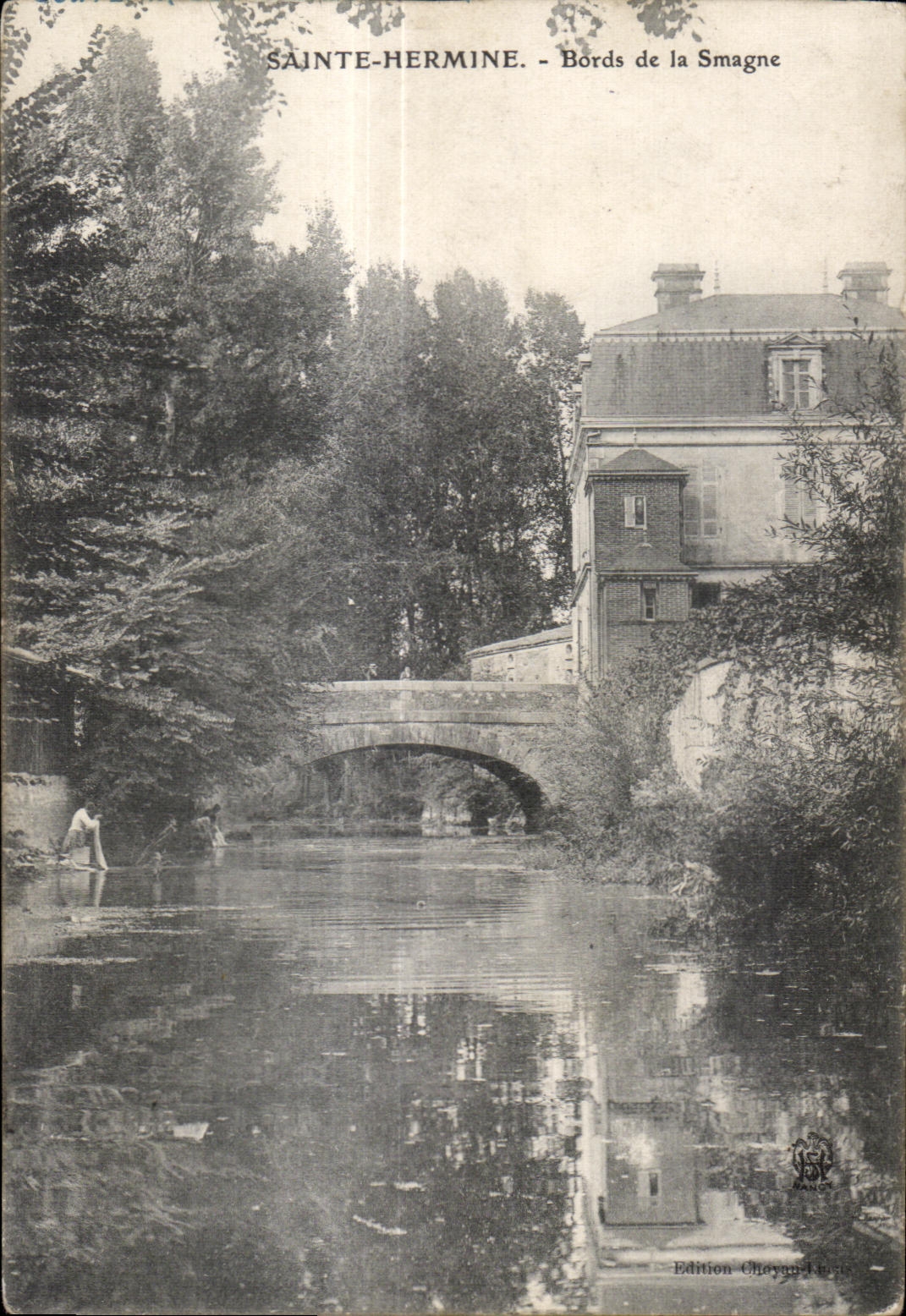 CPA Sainte hermine bords de la smagne