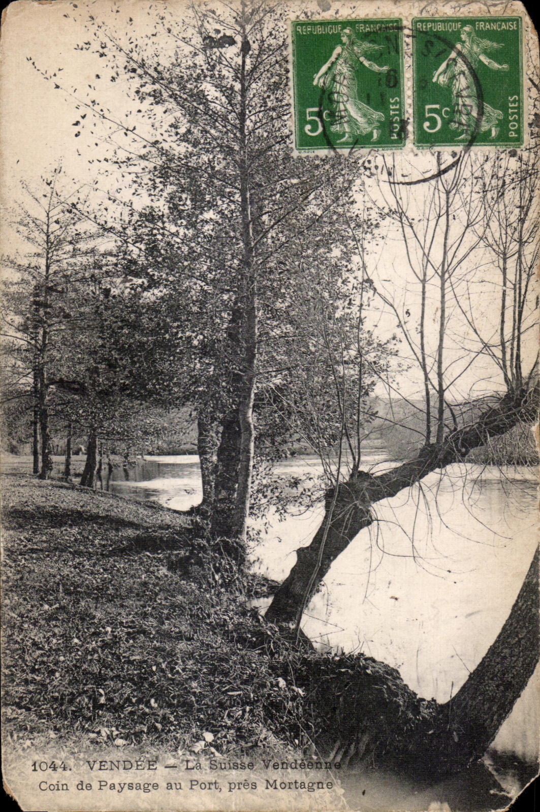 Vendée — La Suisse Vendéenne — Coin de Paysage au Port, près Mortagne