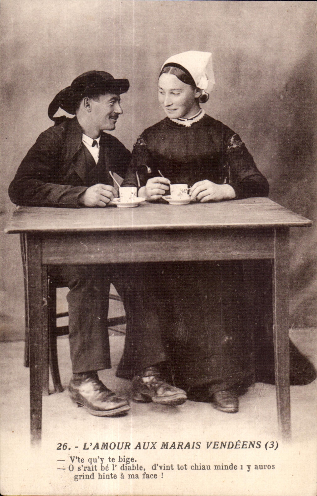 L'Amour aux Marais Vendéens (3) — scène de couple — éditeur non visible