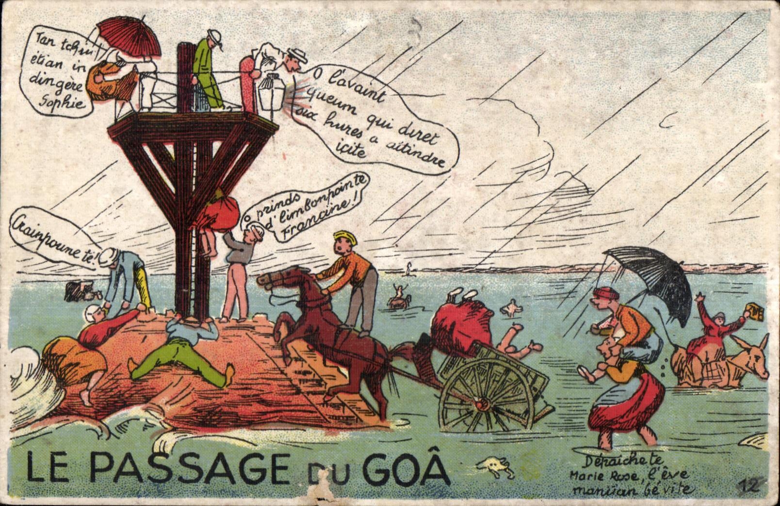 Le Passage du Goa — caricature humoristique — Éditions Gaby, n°12