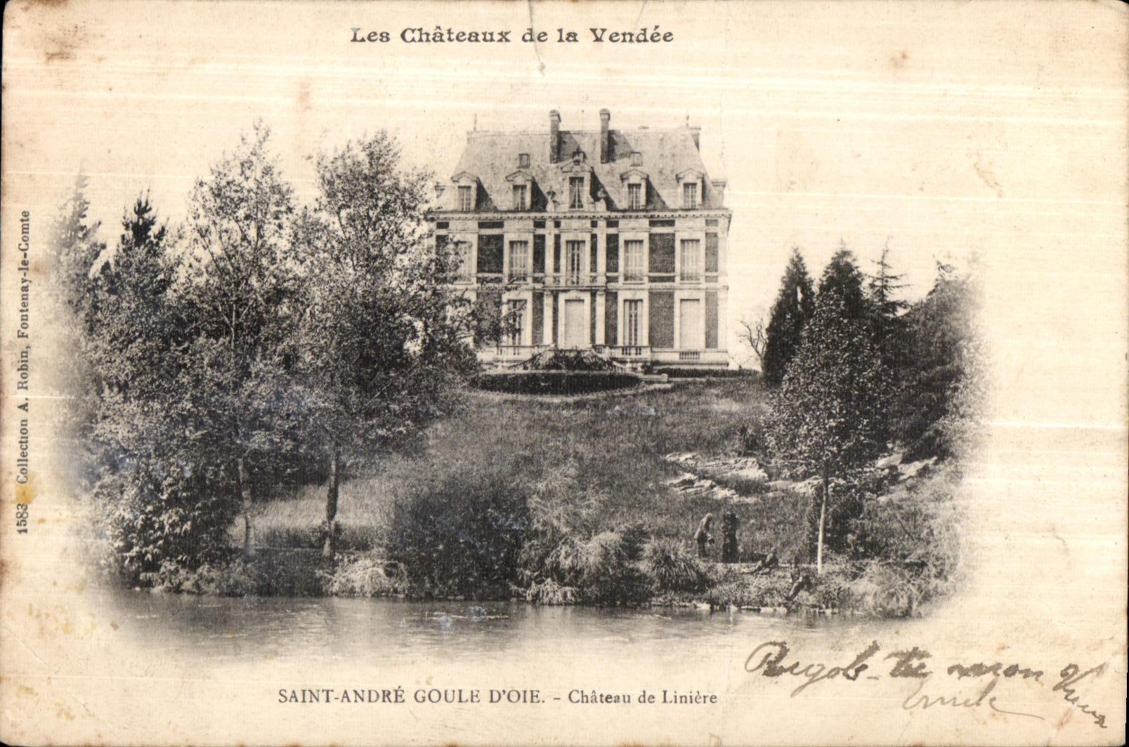 Saint-André-Goule d'Oie — Château de Linière — Collection A. Robin, Fontenay-le-Comte