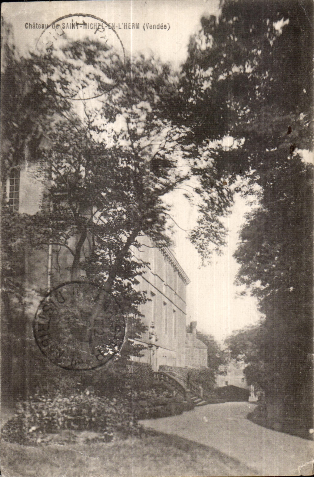 CPA Chateau saint michel en L herm (vendee)