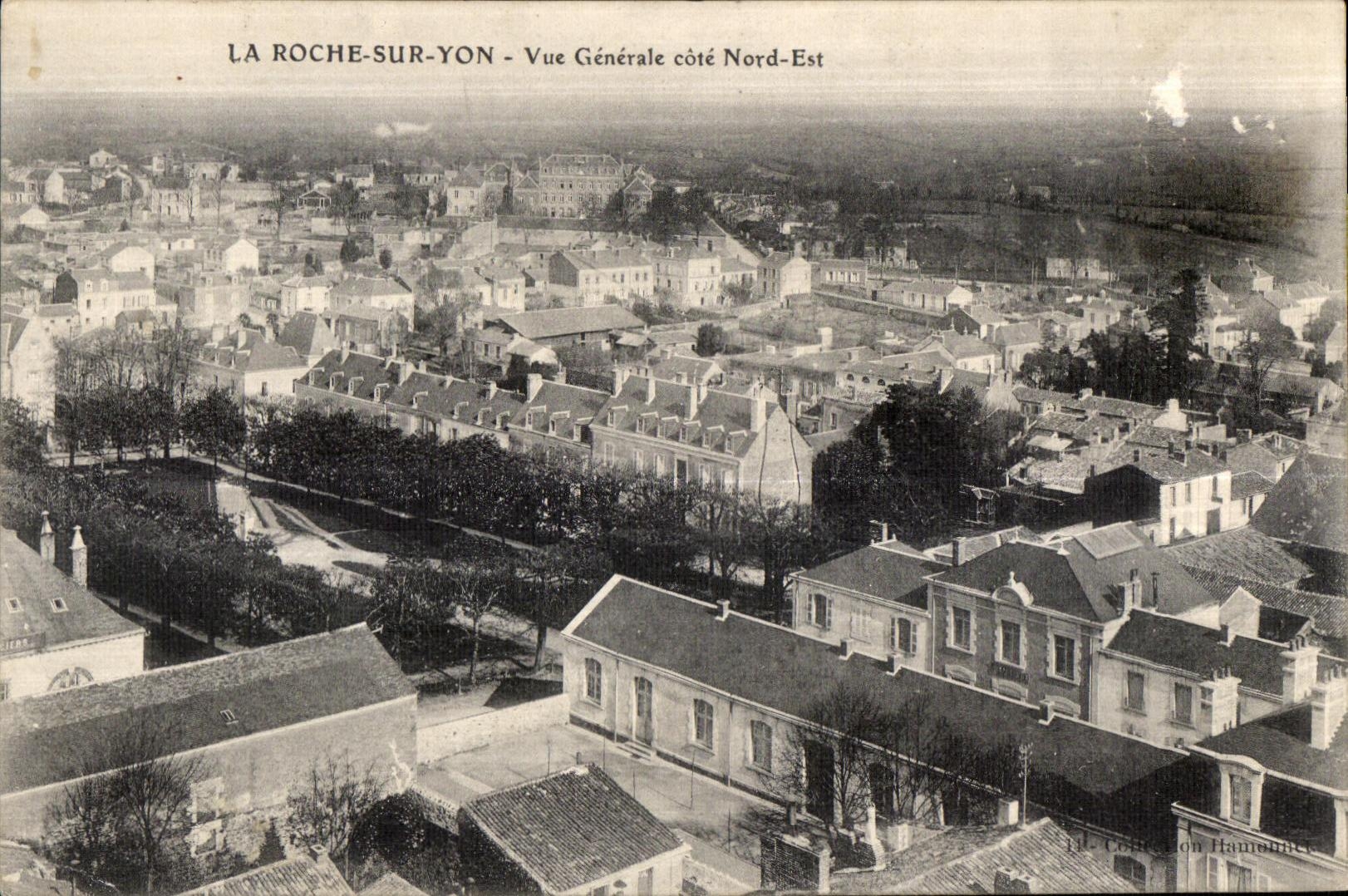 CPA La Roche Sur Yon Vue Generale cote Nord Est