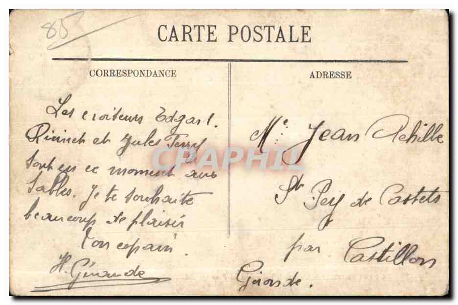 Les Sables-d'Olonne — Sablaise sous les Pins — LL. — N° 156 — Back