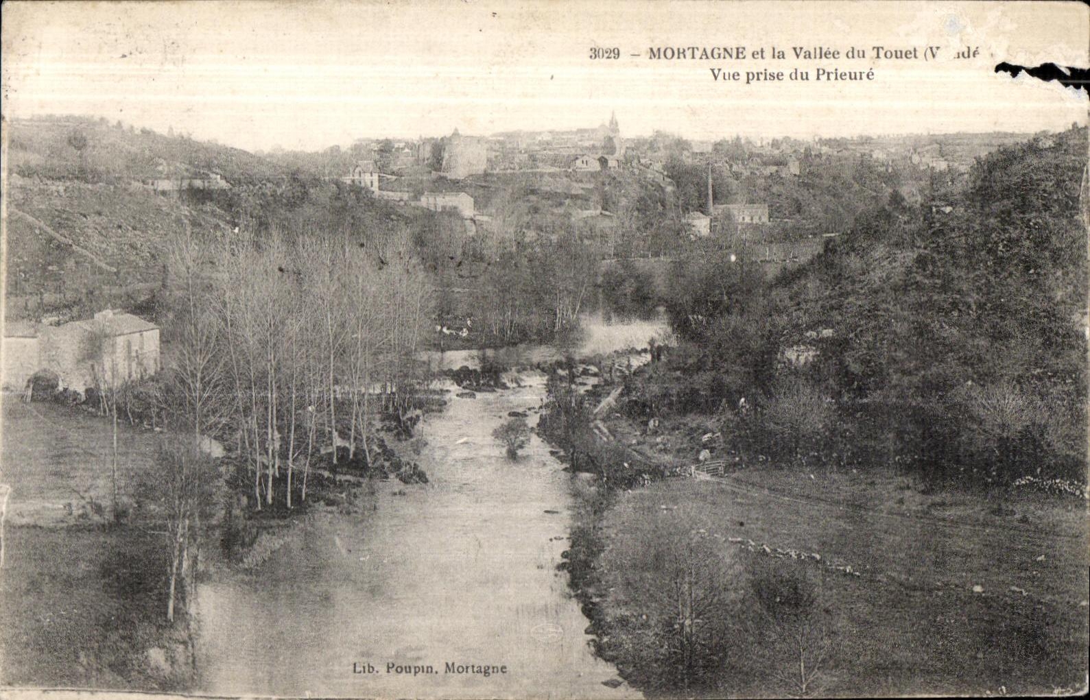 CPA Mortagne et la Vallee du Touet (Vendee) Vue prise du Prieure