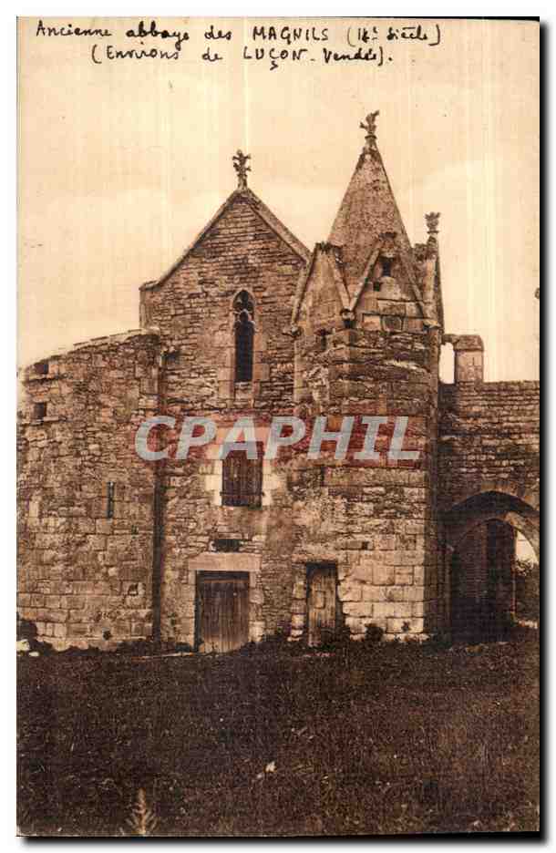 CPA Environs de Lucon Ancienne Abbaye des Magnils