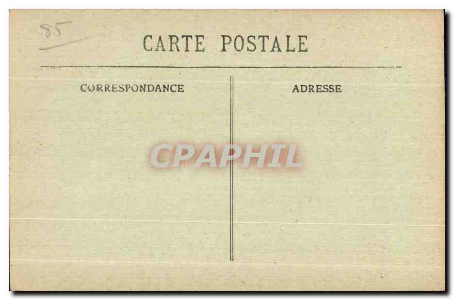 Les Sables-d'Olonne — L'éternel sourire de la Sablaise — Éditeur Limousin, n°7 — Verso