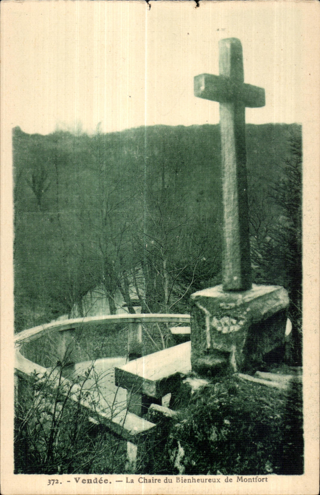 La Chaire du Bienheureux de Montfort — Vendée — Phototypie Jehly-Poupin, N°372