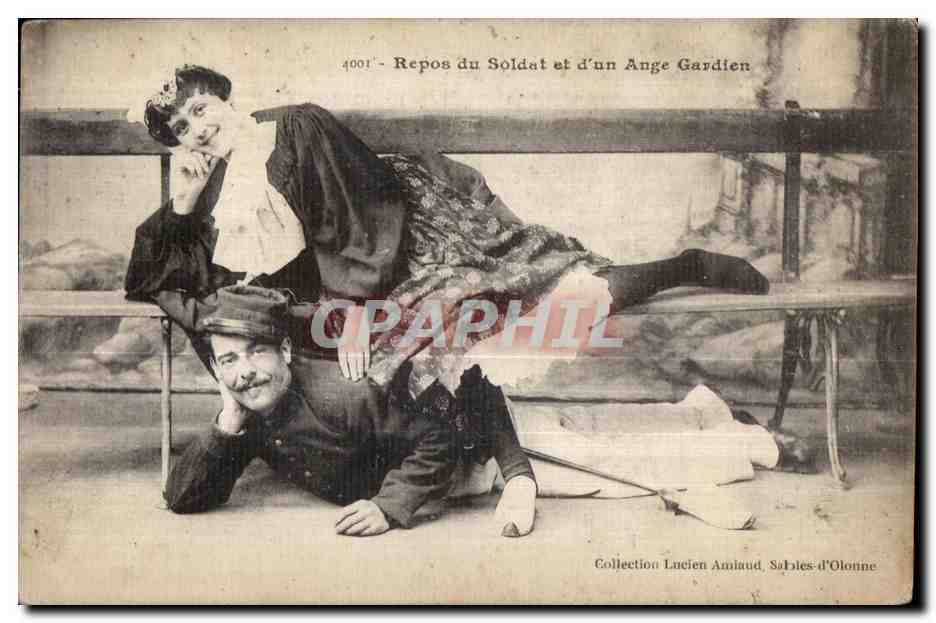 Repos du Soldat et d'un Ange Gardien — Collection Lucien Amliaud, SaIsles-d'Olonne