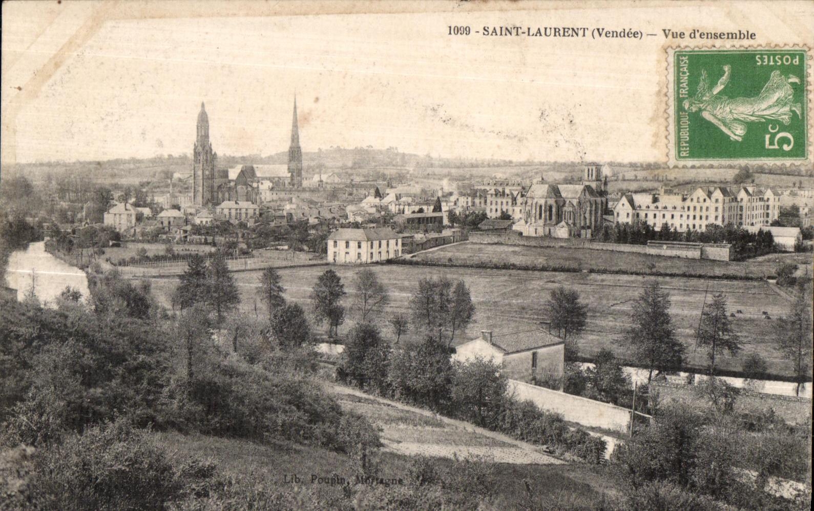 Saint-Laurent (Vendée) — Vue d'ensemble — Lib. Poupin, Morlaix