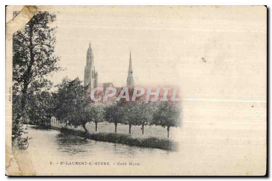 CPA St Laurent s Sevre cote Nord