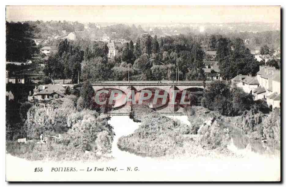 CPA Poitiers Le Pont Neuf